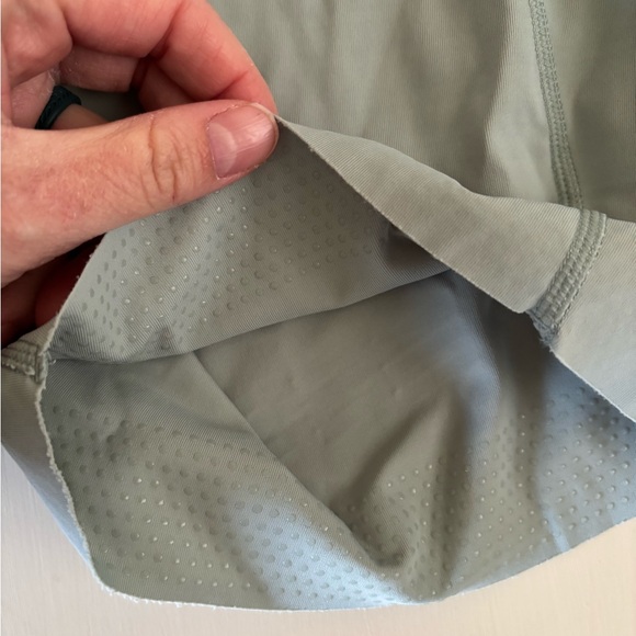 Janji Light Gray-Green Running Shorts - Picture 3 of 7